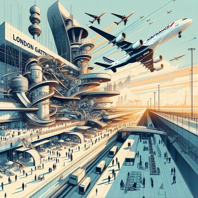 Air France to add twice-daily Paris–London Gatwick flights from March 2026