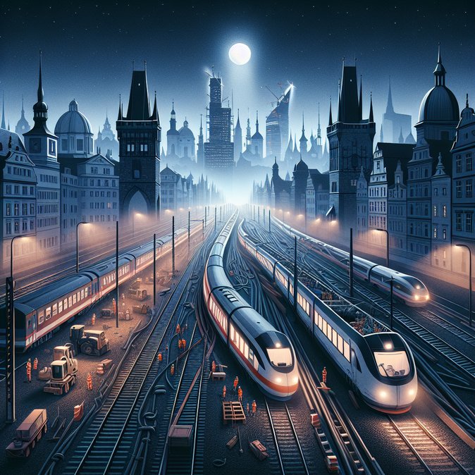 Night-Time Works on Prague–Plzeň Corridor Disrupt EuroCity Links to Germany