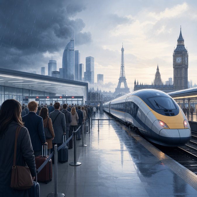 Eurostar warns of same-day delays as EU border checks snarl 25 May services