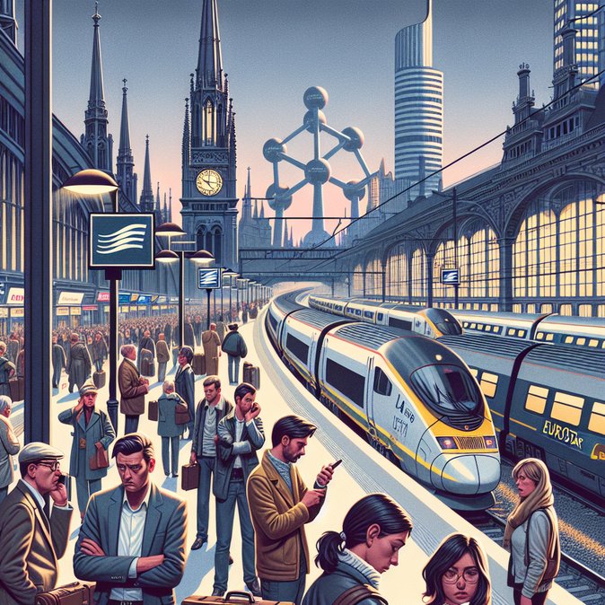 Paris-Brussels Eurostar Services Face Morning-Long Delays on Christmas Eve