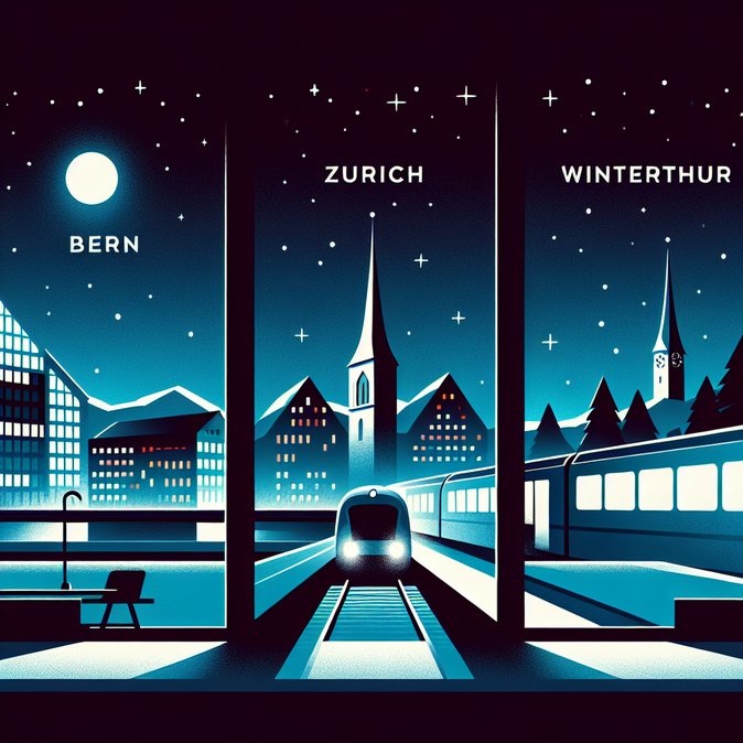 SBB Introduces Weekend Night Trains Linking Bern, Zurich and Winterthur to Support Early Flights