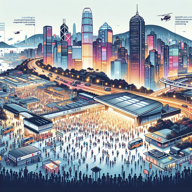 950 000 visitors flood Hong Kong during New-Year weekend as checkpoints extend hours