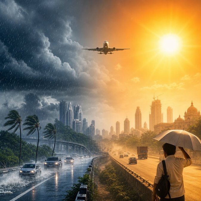 IMD Weather Advisory Warns Travellers: Heavy Rains in South, Severe Heatwave in North India