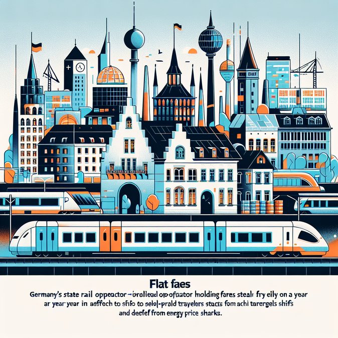 Deutsche Bahn freezes ICE ticket prices for a full year amid fuel-price volatility