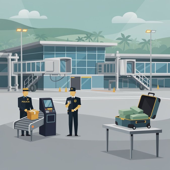 La police fédérale saisit 14 kg de skunk à l’aéroport de Manaus, soulignant le renforcement des contrôles aux frontières de l’Amazonie