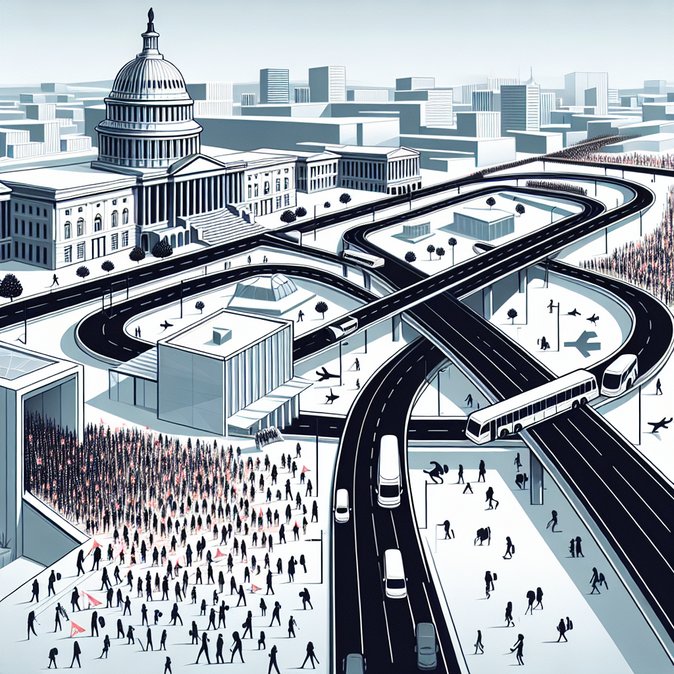 Nationwide ‘No Kings’ protests snarl downtown traffic and access to federal buildings including USCIS field offices