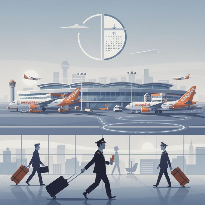 EasyJet法国飞行员因谈判取得进展，推迟9月13日至14日罢工