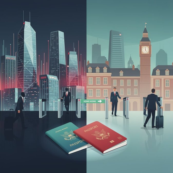 Reino Unido actualiza consejo de viaje a Hong Kong: pasaportes BN(O) no son reconocidos para el control migratorio