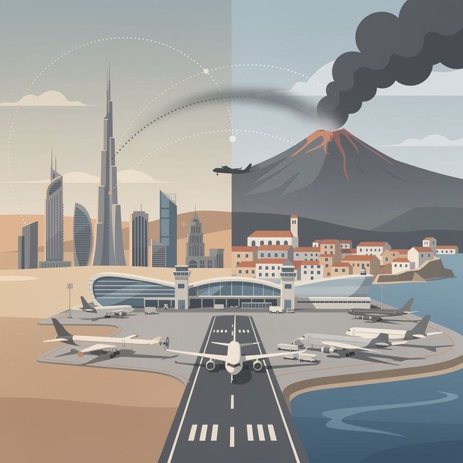Le nuage de cendres du mont Etna contraint Flydubai à annuler ses vols entre Dubaï et Catane