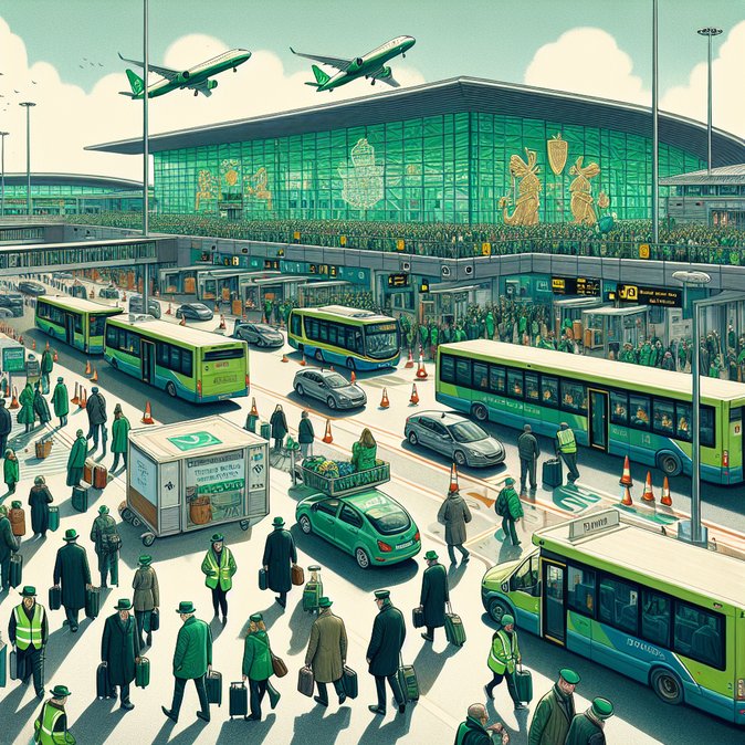 Dublin Airport unveils St Patrick’s Day makeover ahead of record passenger surge