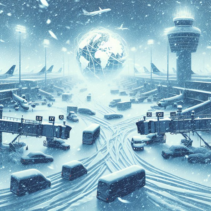 Heavy Snow at Frankfurt Airport Cancels 100+ Flights, Disrupts Global Itineraries