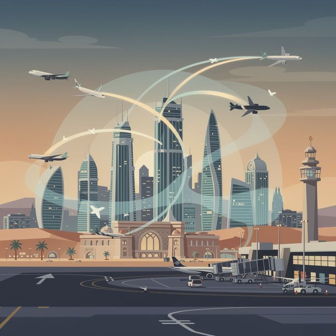 شركات الطيران تحذر المسافرين من استمرار الاضطرابات في الخليج رغم توقف الضربات بين الولايات المتحدة وإيران