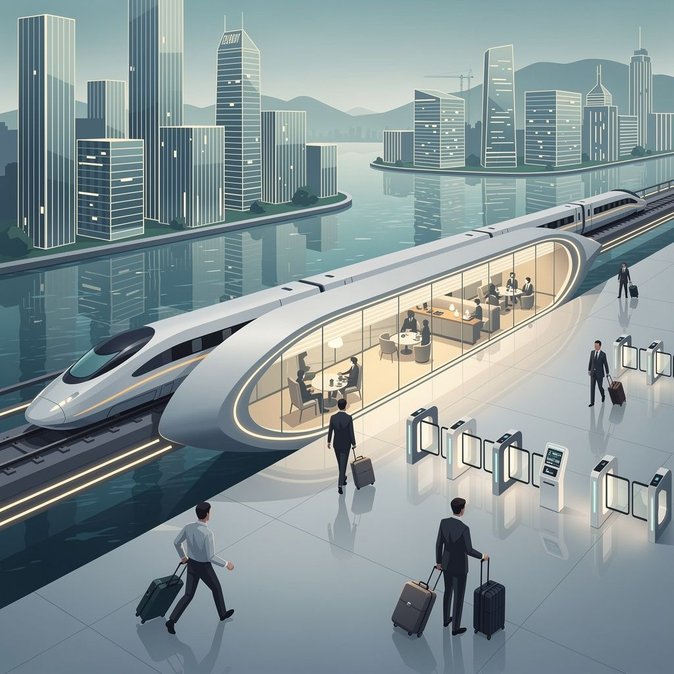 La ligne à grande vitesse Hong Kong-Chine continentale bat un record de fréquentation et inaugure un nouveau salon classe affaires