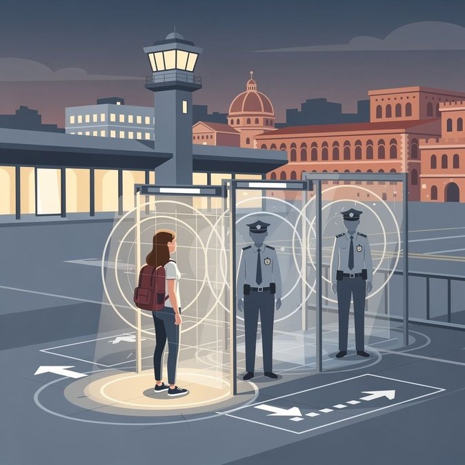 Las inspecciones en aeropuertos a activistas climáticos generan dudas sobre perfiles en las fronteras Schengen