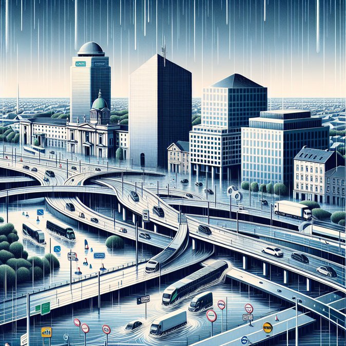 Met Éireann warns of fresh rain alerts as flood-damaged transport network remains fragile