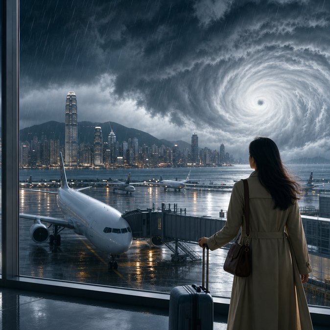Typhoon Jangmi: Greater Bay Airlines Urges Travellers to Check Flight Status for 2–3 June