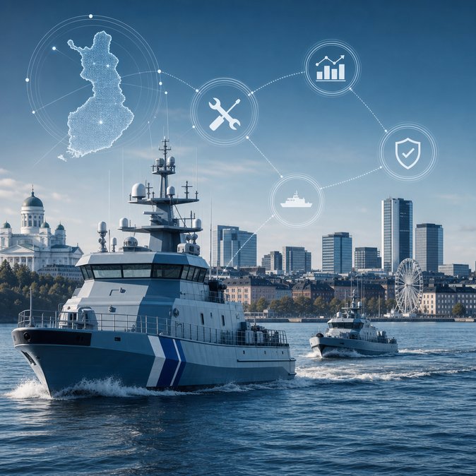 Wärtsilä signs 10-year lifecycle agreement to keep Finnish Border Guard vessels mission-ready