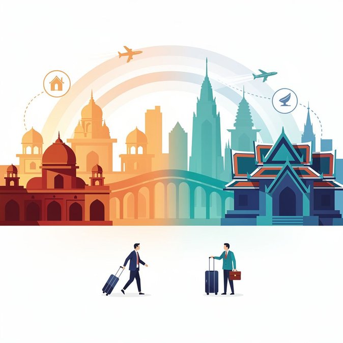 L'Inde supprime les frais de visa électronique touristique pour les ressortissants thaïlandais jusqu'en 2027