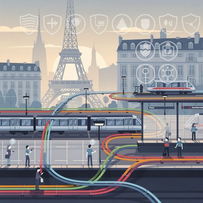 Penutupan Metro dan RER Dikonfirmasi Saat Paris Bersiap Menyambut 600.000 Peziarah