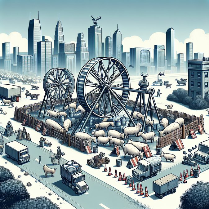 Aradippou farmers install emergency disinfection tanks, warn 4,500 animals may be culled