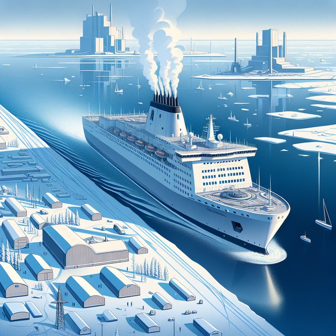 Russian Nuclear Icebreaker ‘Sibir’ Starts Convoys in the Gulf of Finland