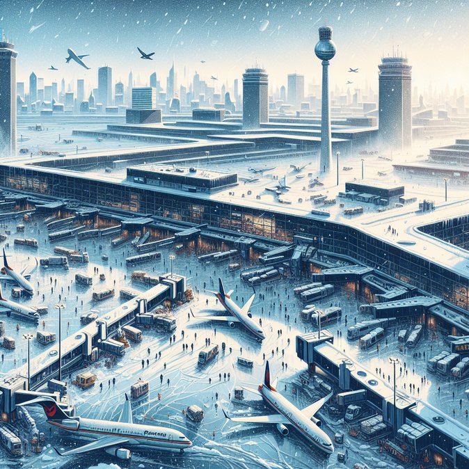 Berlin’s BER Airport Shuts Down After Ice Storm, Hundreds of Flights Cancelled