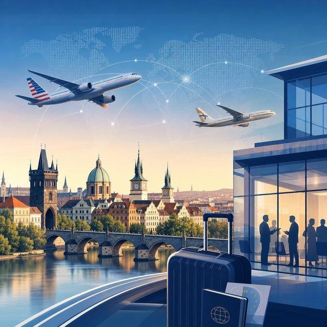 Prague’s summer 2026 flight map grows to 183 direct destinations