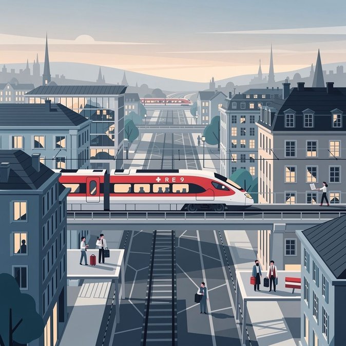 Le service ferroviaire sur la ligne Neuchâtel–Frasne rétabli après les travaux d'entretien du week-end