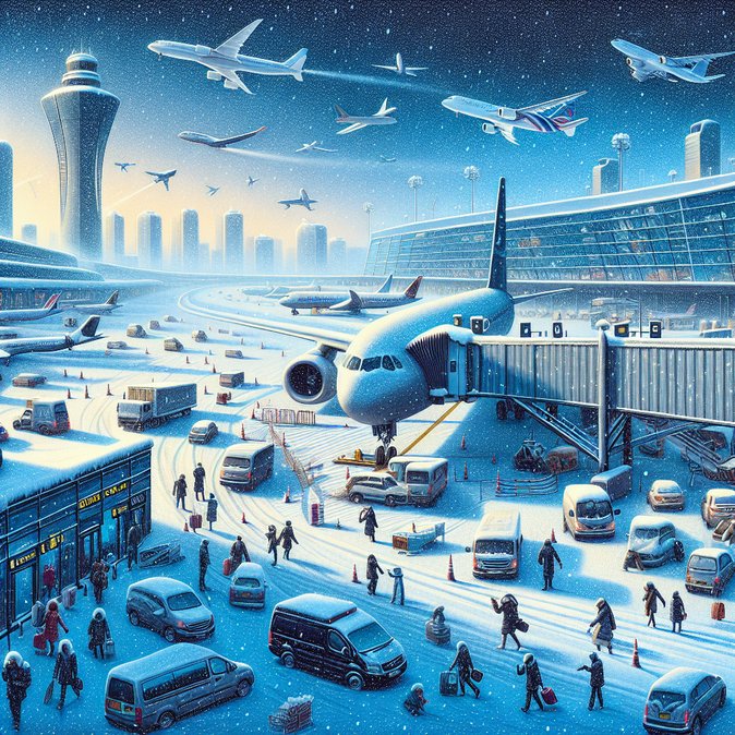 Winter storms and strikes cancel 59 flights and delay hundreds more at Paris-CDG