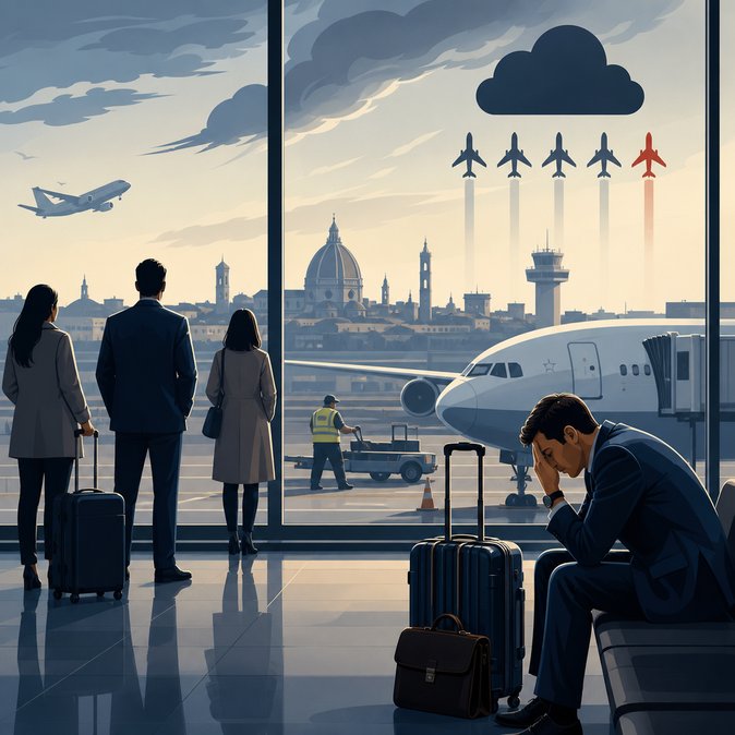 Airport Staff Walk-Out Forces Cancellation of 1,150 Flights, Disrupting 179,000 Passengers
