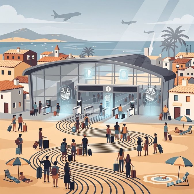 No blanket reprieve for biometric border checks: Spanish holiday airports brace for queues