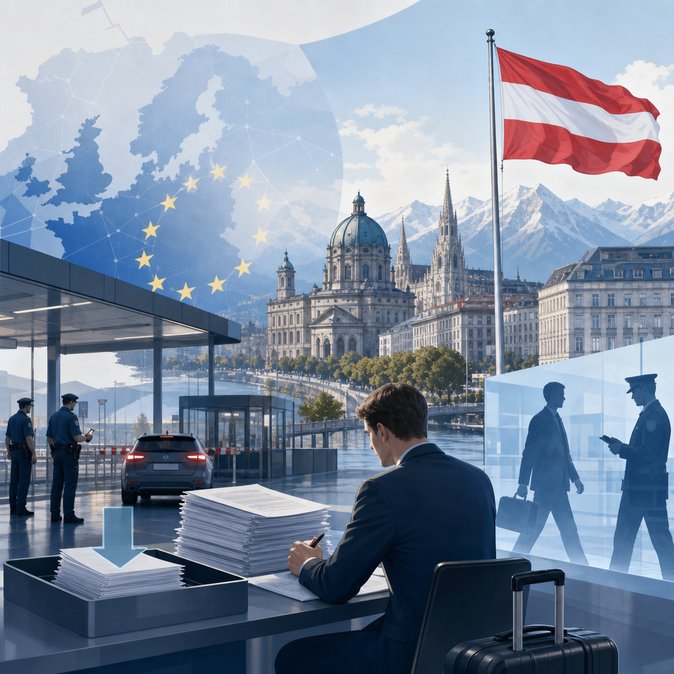 Austria records 45 % plunge in asylum claims, citing tougher controls and EU cooperation