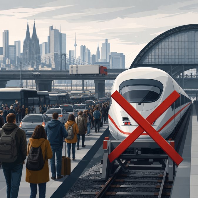 Nation-Wide Rail Strike Cancels 80 % of Long-Distance Trains Across Germany