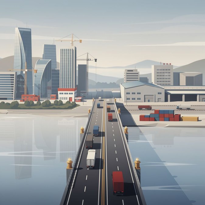 La Chine et la Corée du Nord inaugureront un nouveau pont sur le fleuve Yalu le 15 octobre, établissant ainsi leur première liaison routière moderne.