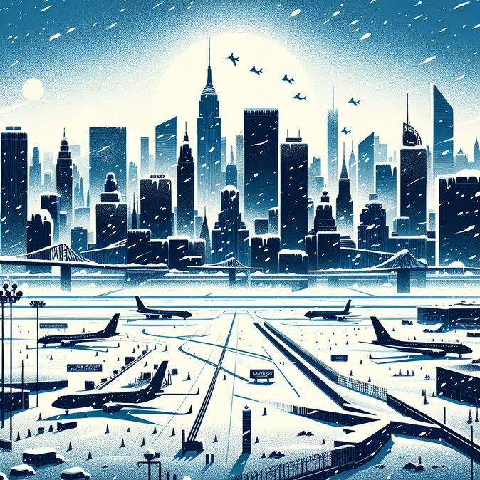 New York Winter Storm Grounds Flights, Disrupting Dublin–JFK Corridor