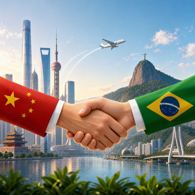 Brazil Opens 30-Day Visa-Free Entry to Chinese Visitors Through December 2026