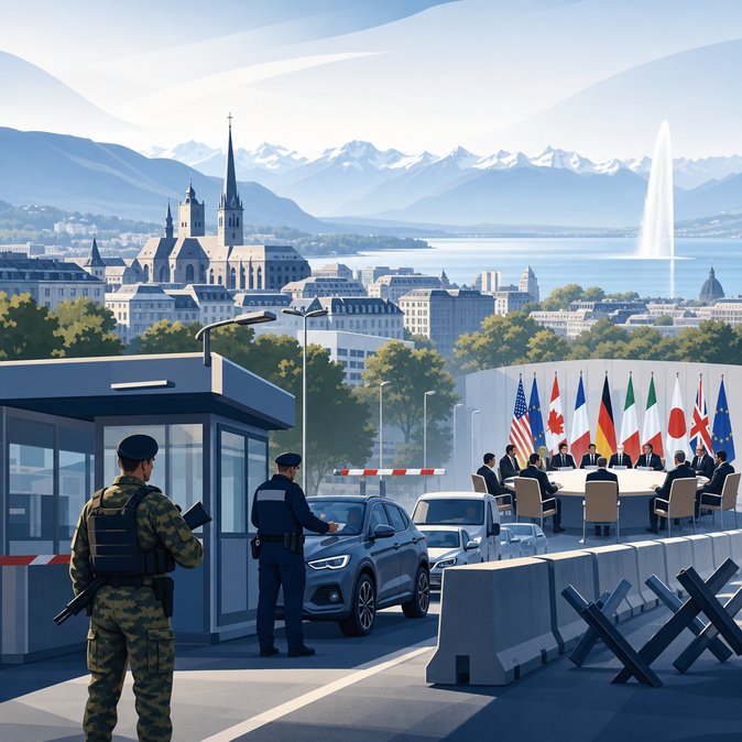 Geneva to Close 30 Border Posts and Re-Introduce Checks Ahead of June G7 Summit