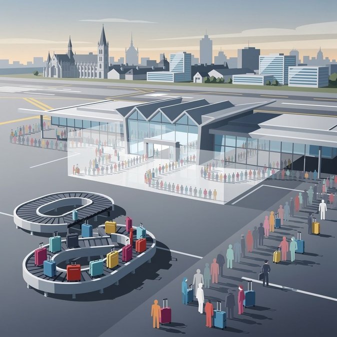 Panne du tapis à bagages à l'aéroport de Bruxelles perturbe les départs au moment où l'exode de Tomorrowland atteint son pic