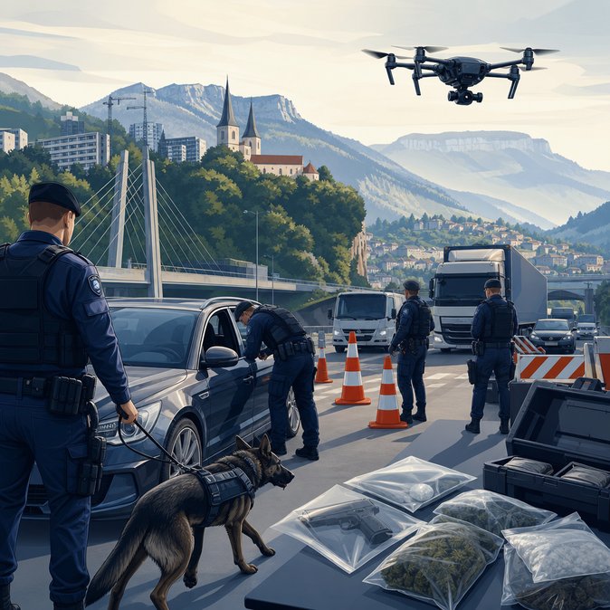 France and Switzerland Mount Joint Border-Security Sweep in Doubs–Jura Corridor