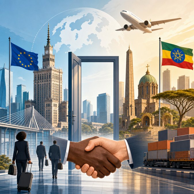 EU lifts restrictive visa measures on Ethiopia, easing Schengen access via Poland