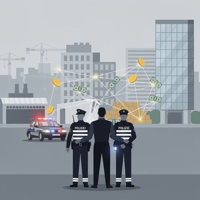 الشرطة الألمانية تفكك شبكة تهريب تعتمد على الحوالات المالية في هاجن؛ اعتقال سوري يبلغ من العمر 45 عامًا