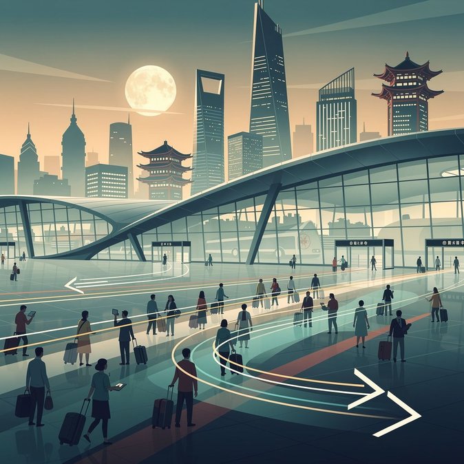 China registra 6,71 millones de viajes transfronterizos durante el Festival del Medio Otoño