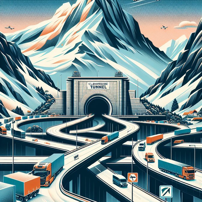 Mont Blanc Tunnel closes overnight 12-13 January, diverting freight between Italy and France