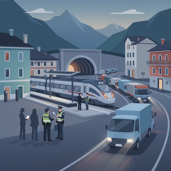 Detenciones de la policía fronteriza en Bardonecchia evidencian el endurecimiento de los controles Schengen de Italia en la frontera con Francia