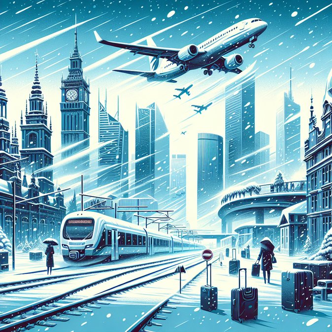 Storm Goretti paralyses Polish air and rail networks, delaying hundreds of business trips