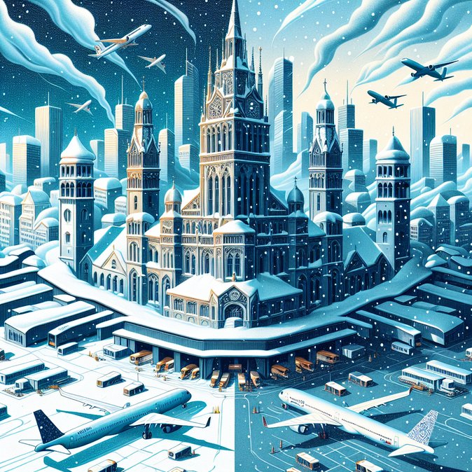 Blizzard in US Forces SWISS to Cancel Nine Trans-Atlantic Flights