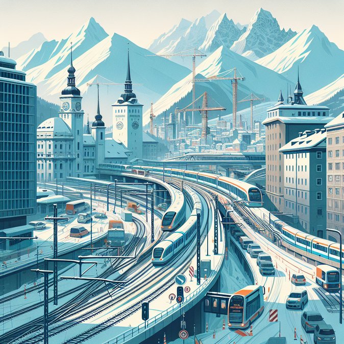 Innsbruck bridge works add an hour to east-west rail journeys for three weeks