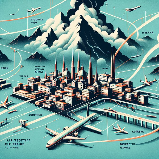 Italian Air-Traffic-Control Strike on 10 April Could Snarl Swiss-Bound Itineraries