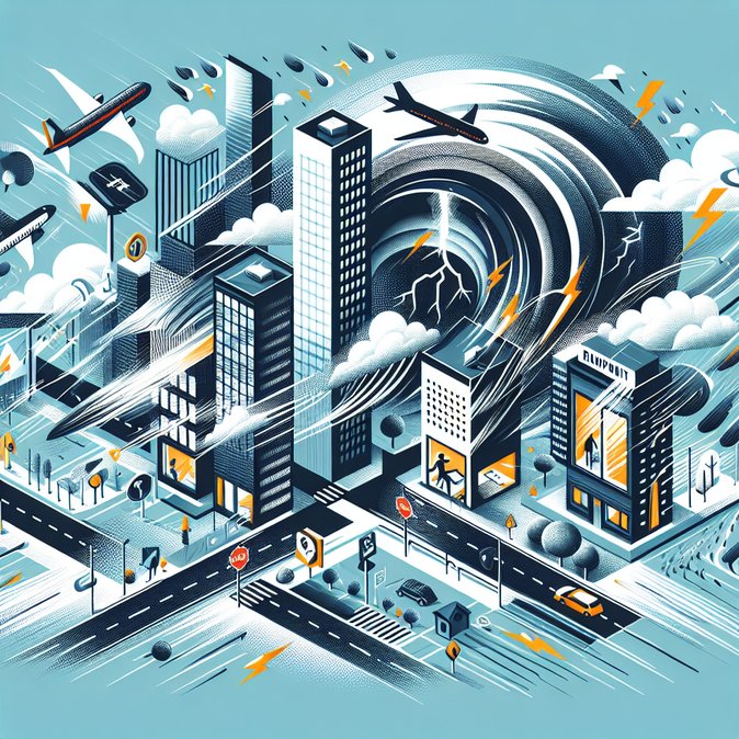 Severe summer storms trigger mass flight cancellations across ten Brazilian states