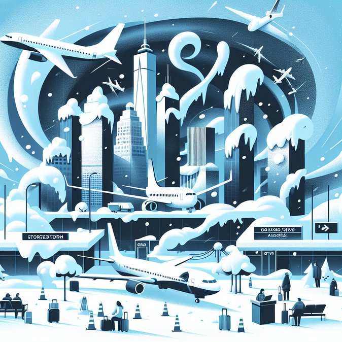 Winter Storm in the U.S. Grounds Brazil–U.S. Flights, Disrupting Business Travel